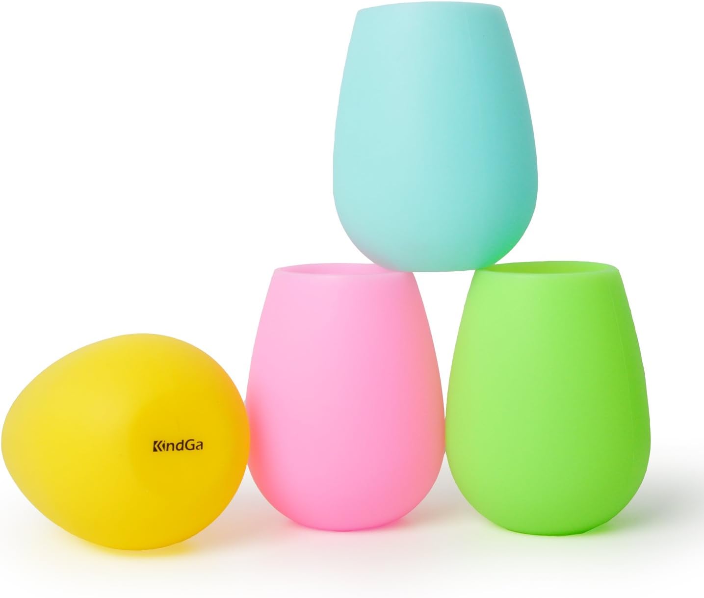 Silicone Wine Glasses Set of 4 Unbreakable Outdoor Rubber Wine Glass,100 Sili eBay