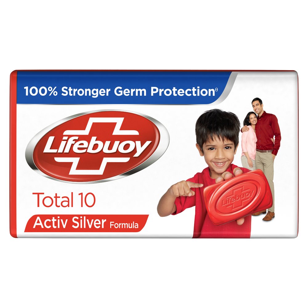 Lifebuoy Total 10 Bar Soap 125g (Pack of 2)