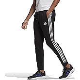 adidas Men's Essentials Fleece Tapered Cuff 3-Stripes Pants