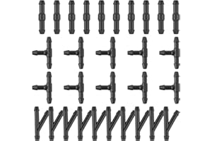 QFWDFCTRENZ 30 Pack Windshield Wipers Hose Connector Windshield Washers Tube Adapter 2-Way + 3-Way I/T/Y Fitting Splitter for Car Washer Nozzles Wash Installation Adapter for Most Car