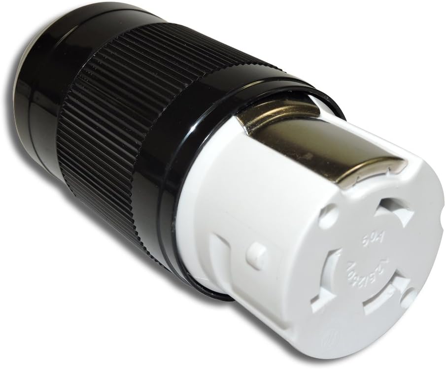 50 AMP RV Power Cord Locking Shore Connector Replacement End Marine