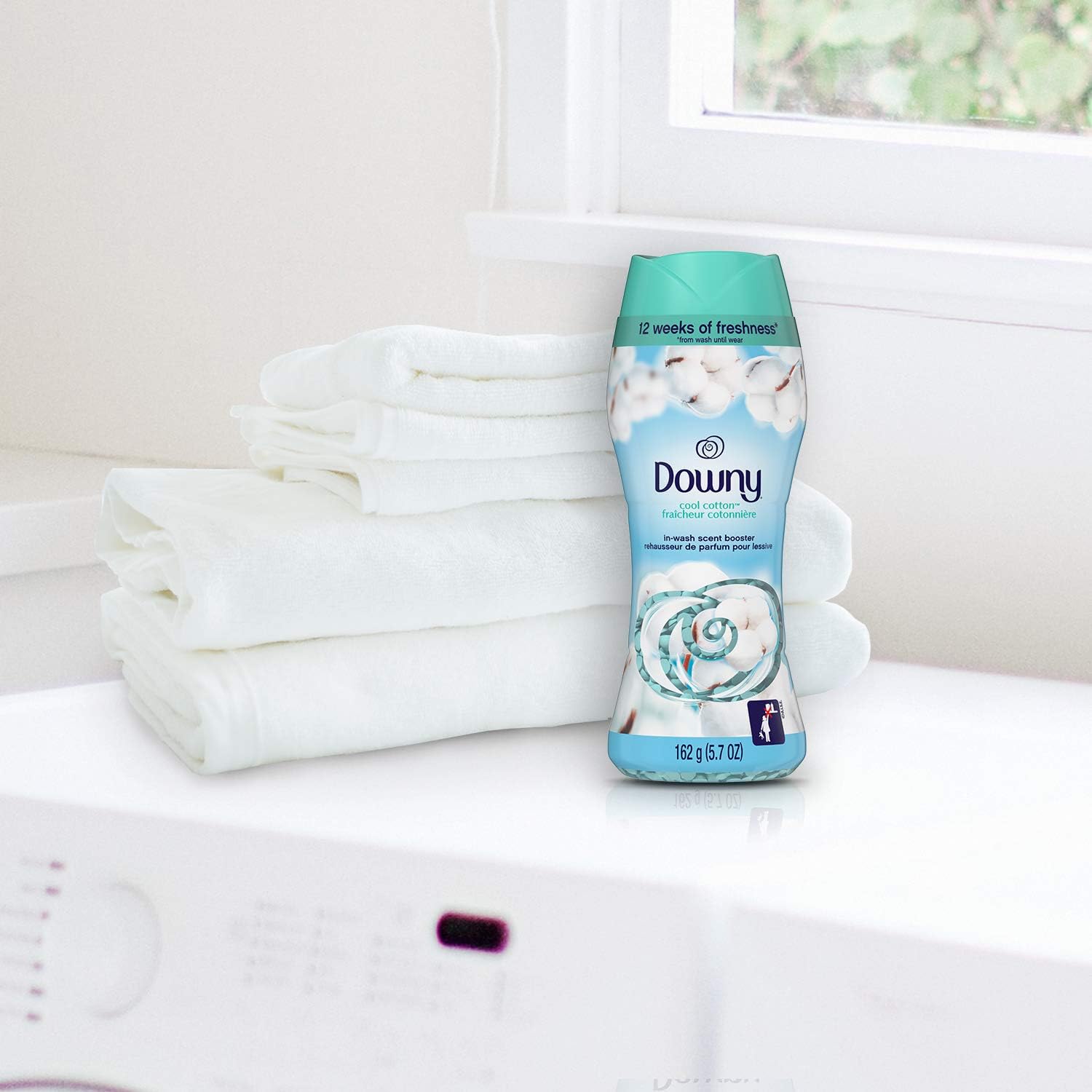 Downy in-Wash Scent Booster Beads, Cool Cotton, 20.1 oz: Health & Personal Care
