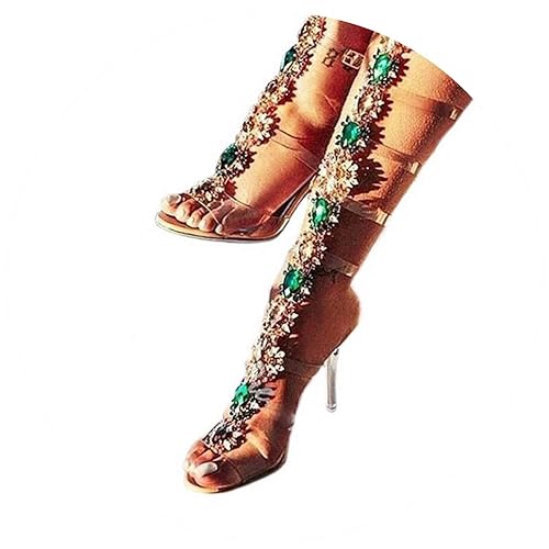 clear diamond sandals