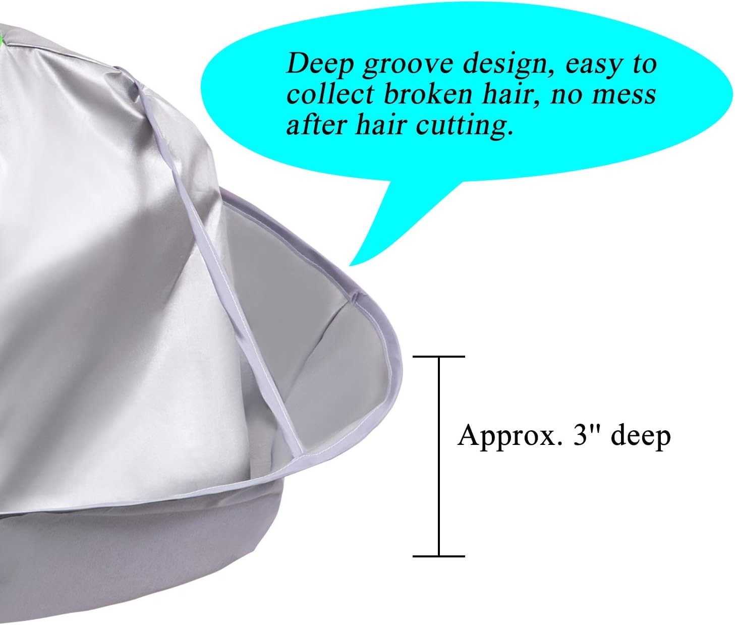 Hair Cutting Capes for Adult/Kids Umbrella Design Barber Salon Cape Keep Hair Off Clothes and Floor: Health & Personal Care