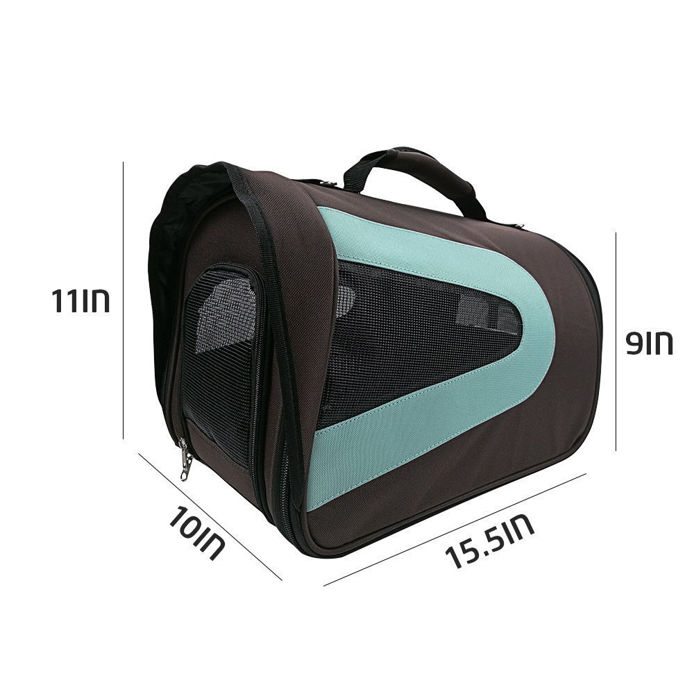 Soft Sided Dog Carrier , Pet Travel Portable Bag Home for Dogs,Suitable