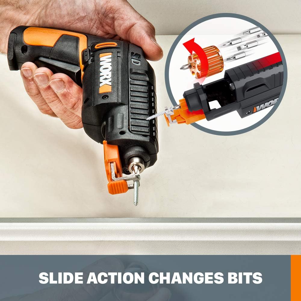 WORX WX255L SD Semi-Automatic Power Screw Driver with Screw Holder: Home Improvement