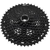 Microshift H11 Cassette - 11 Speed, 11-46t, Black, ED Coated | microSHIFT H11 11-Speed Cassette 11-46T Black ED Coated for Mountain &amp; Road Riding