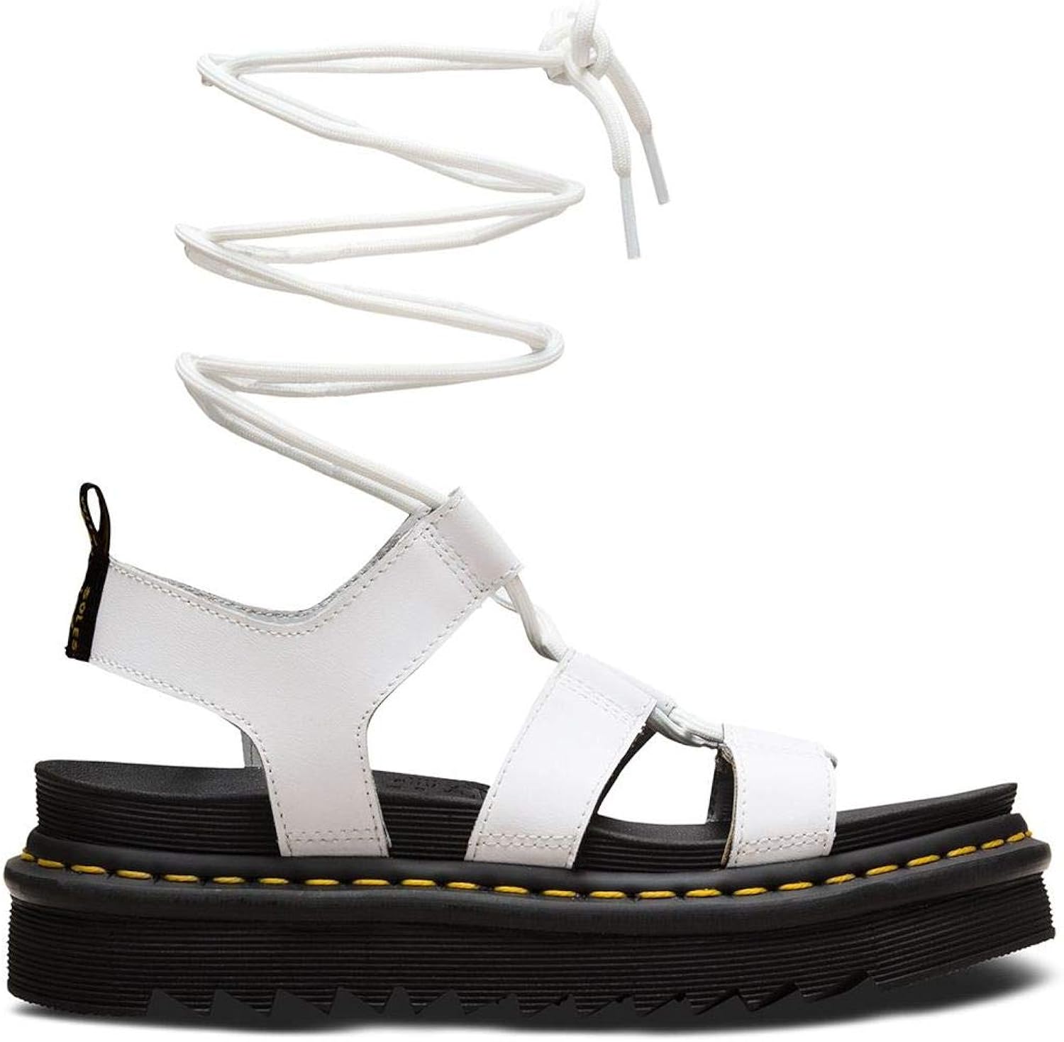 Dr. Martens DR.MARTENS White Nartilla Gladiator Style Sandals