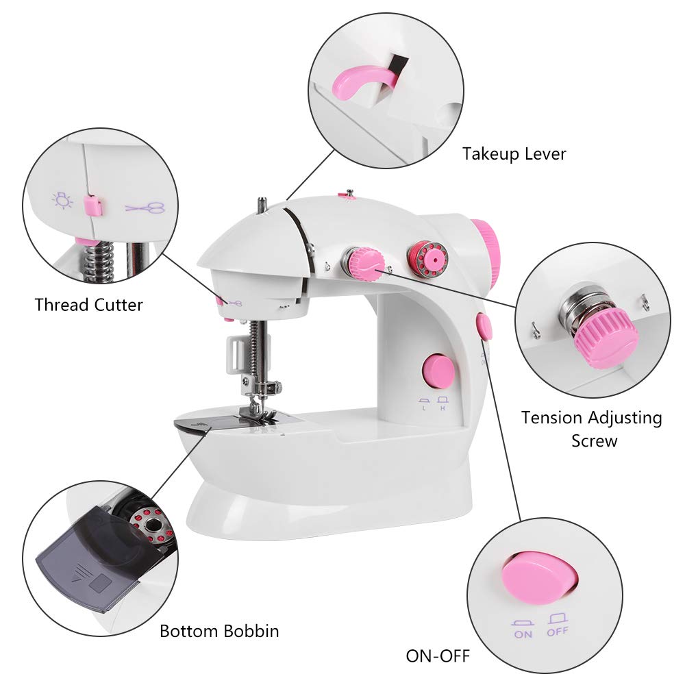Sewing machine electric portable mini embroidery machine with extended Sewing machine electric portable mini embroidery machine with extended