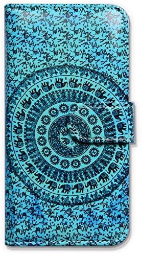 CycleMore Folio PU Leather Case Cover with Card Holder for Women/Men for Apple iPhone 7 - Flower 12