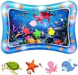 Aolso Tummy Time Water Mat Inflatable Play Mat for Babies 3 Months+