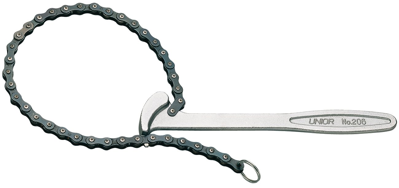 Unior 206/2 Filter Wrench with Chain, 60-140 mm