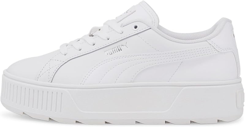Damen Karmen L Sneakers, Puma White-Puma White-Puma Silver, 38 EU