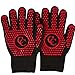 Hot Gloves for Barbecue Grilling Cooking - Heat Resistant Oven Mitts Set - Flame Retardant Kevlar Provides 662F Protection - Bonus Ebook - XL