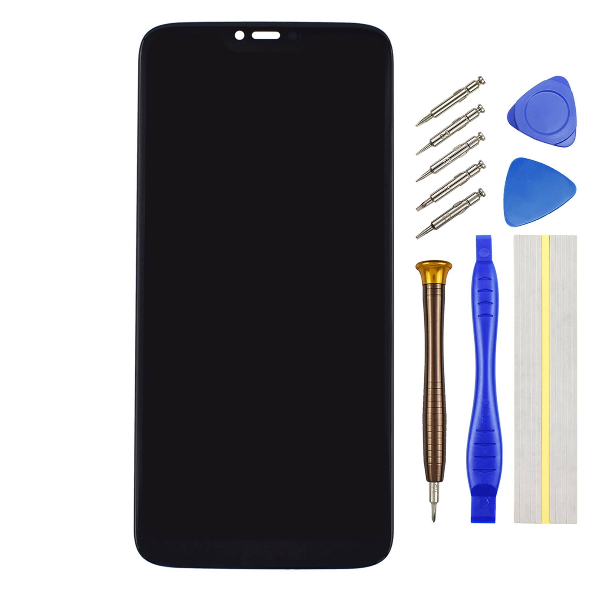 Photo 1 of [USA Version] Screen Replacement for Motorola Moto G7 Power XT1955 XT1955-4 6.2" LCD Display Repair Parts Touch Screen Digitizer Assembly with Tools