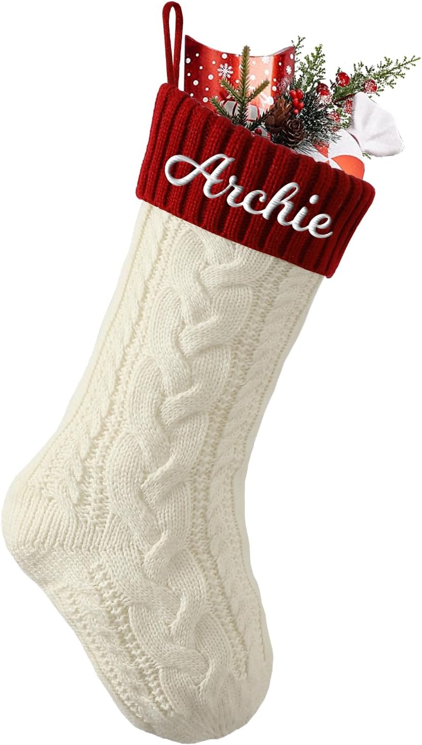 Stockings & Holders - Personalized Christmas Stockings Custom Name Family Christmas Stockings 18
