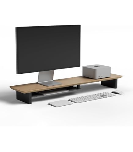 Amazon.com: amesoba desk stand mini (Dark Walnut, Mini) : Electronics