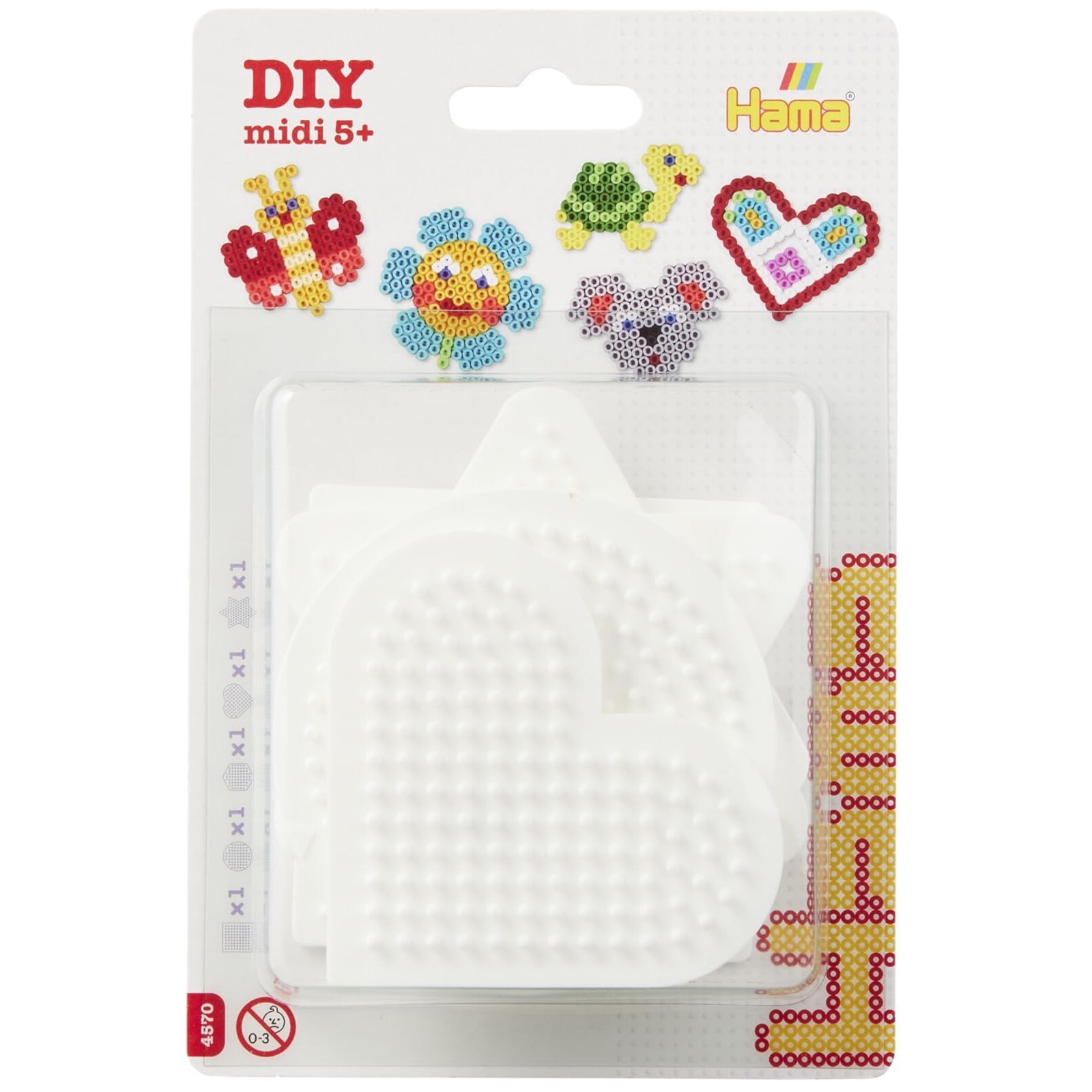 Hama Small mixed pegboard blister set