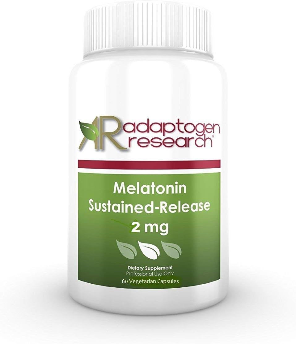 Melatonin Sustained-Release 2 mg | Supports The Body's Natural Sleep Cycle | Vegetarian Formula | Delivers melatonin Slowly | Works for a Long Period of time