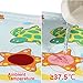 Ollieroo Bath Mat For Tub For Kids PVC Cartoon No slip Bathtub Shower Mat with Temperature Sensing White 27.5