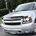 Auto Ventshade [AVS] Aeroskin Hood Protector | Fits 2014 - 2020 Ford Transit | Low Profile Deflector / Bug Shield - 1 pc., Smoke | 322098
