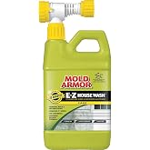 Mold Armor FG51164 E-Z House Wash, Hose End Sprayer, 64-Ounce, green/yellow | Outdoor Cleaners, House Washes, Siding Cleaners, Mold And Mildew Removers, Home Armor HA511 Outdoor Cleaner+, Liquid