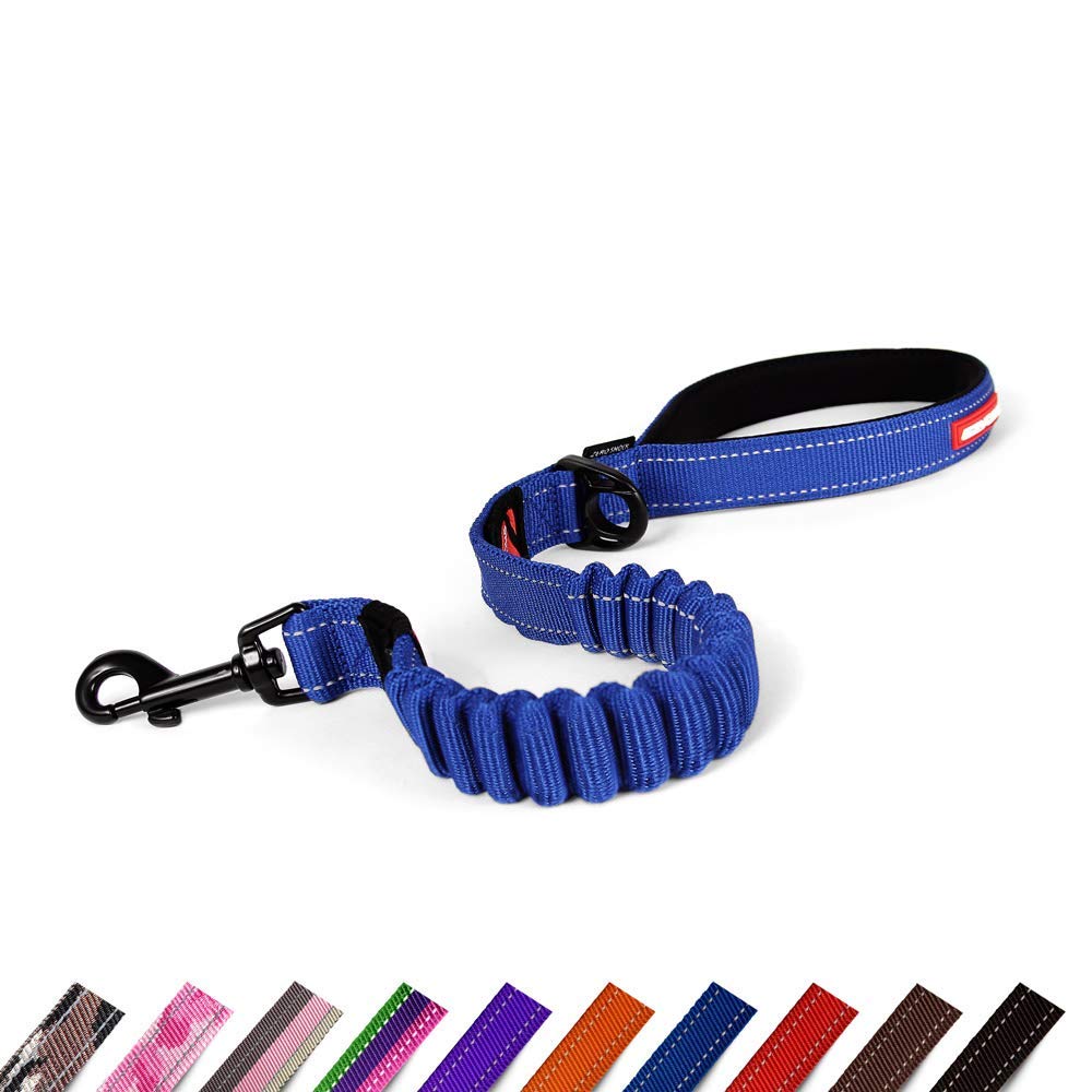 EzyDog Zero Shock Dog Lead | Shock Absorbing, Blue, 25 Inch