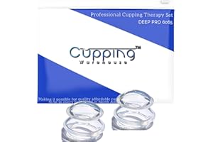 CUPPING WAREHOUSE TM Cupping Warehouse Advanced Supreme 2 Medium DEEP PRO 6065 Professional Cupping Therapy Set- Myofascial Cupping Set- Professional Sturdy Harder Silicone Cupping Set-, Cupping Set Massage Therapy Cups