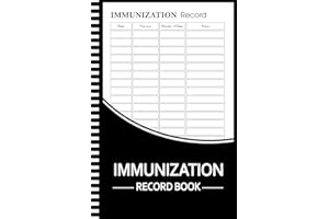 Immunization Record Book: Stay Organized and Up to Date with Your Vaccination Record Book for a Healthier Life ( 100 Pages "6