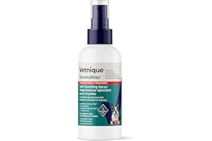 Vetnique DermaBliss Advanced Strength Skin Health Spray for Dogs & Cats – Vet-Formulated with MicroSilver, Aloe Vera, Colloid