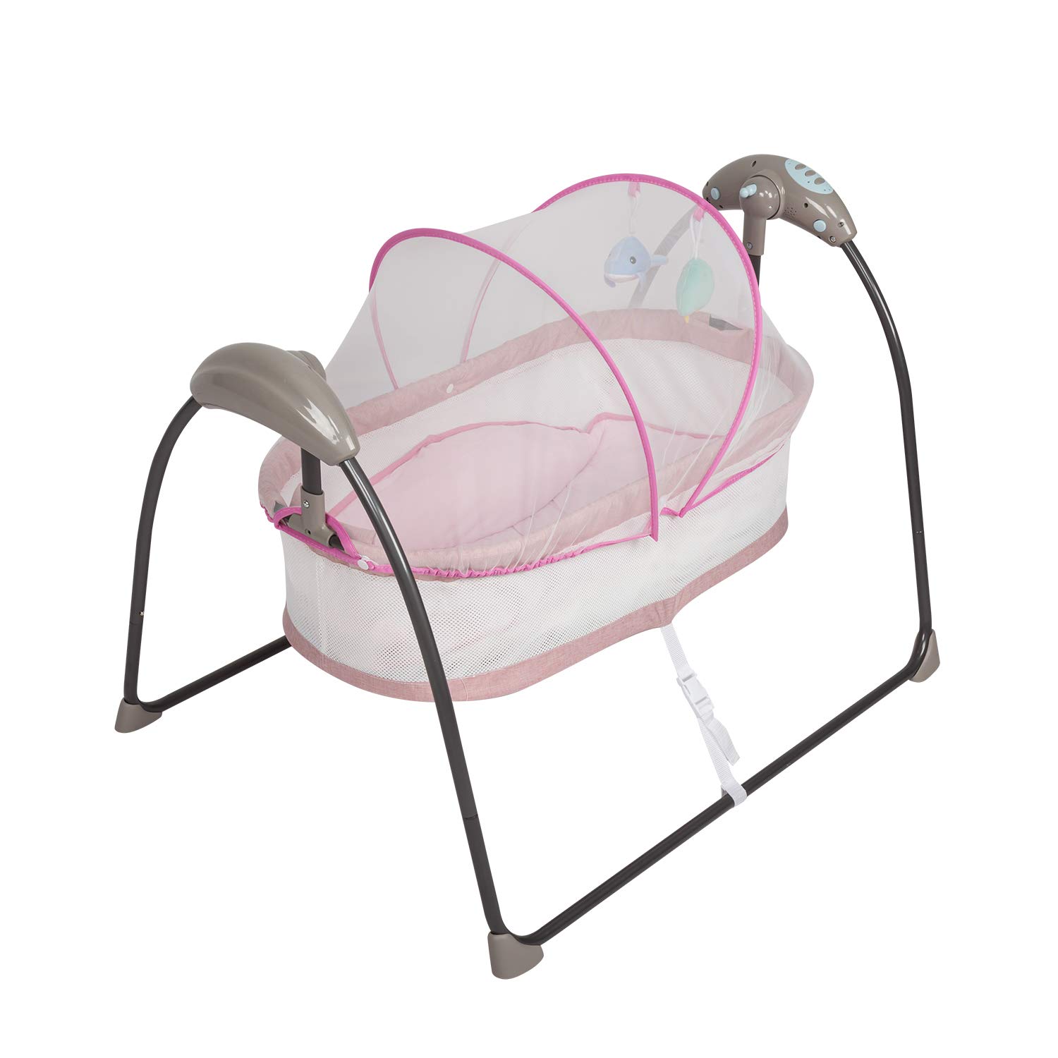 rocking chair with bassinet attached