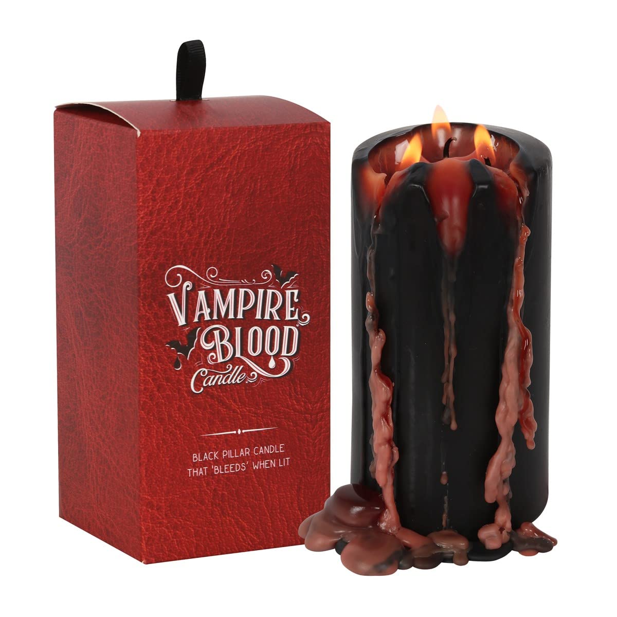 Something Different - Victorian Vampire Tears - Piller Candles 15cm