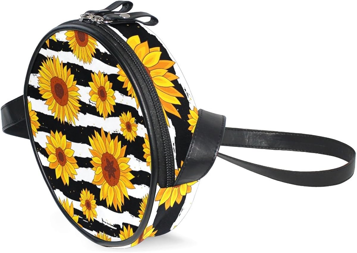 round yellow purse