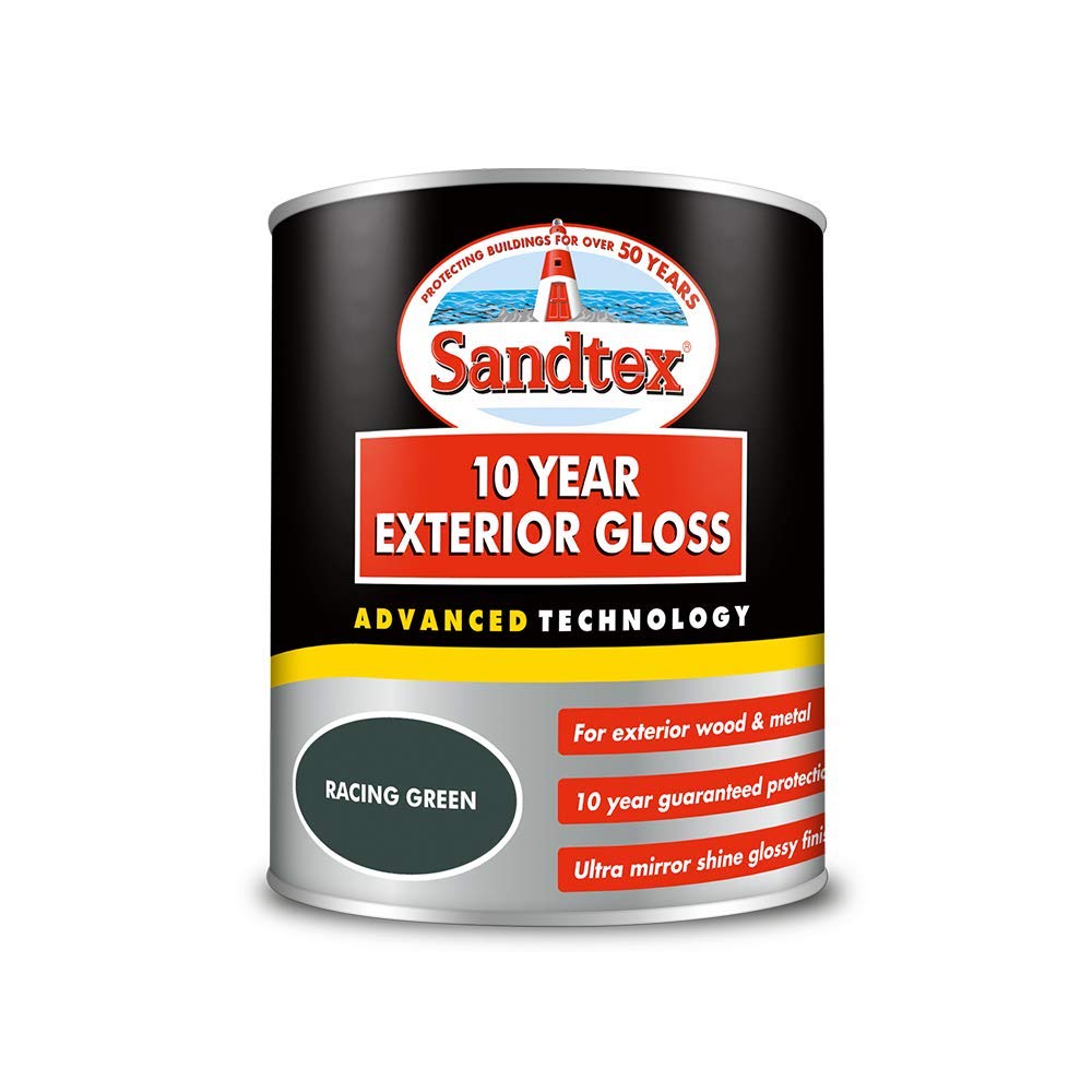 Sandtex Retail 10 Year Exterior Gloss Racing Green 0.75 L