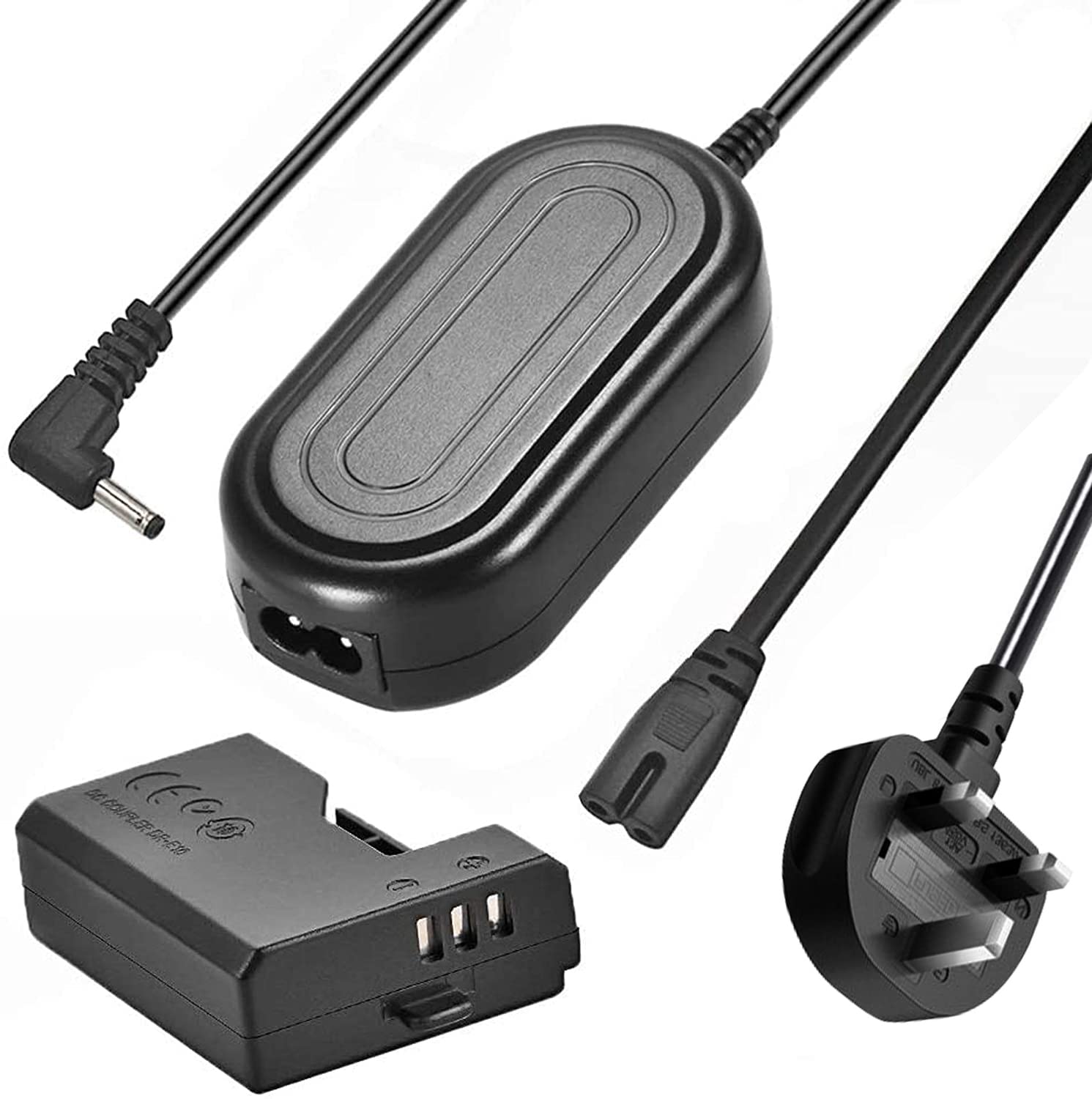 Gonine ACK-E10 AC Power Adapter Charger Replacement DR-E10 DC Coupler Charger Kit for Canon EOS Rebel T3, T5,T6, Kiss X50, Kiss X70, EOS 1100D, EOS 1200D, EOS 1300D Digital Cameras