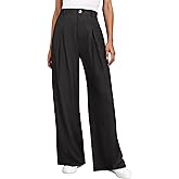 ANRABESS Women Wide Leg Dress Pants 2026 Summer High Waisted Business Casual Work Trousers Dressy Office Palazzo Pants Slacks