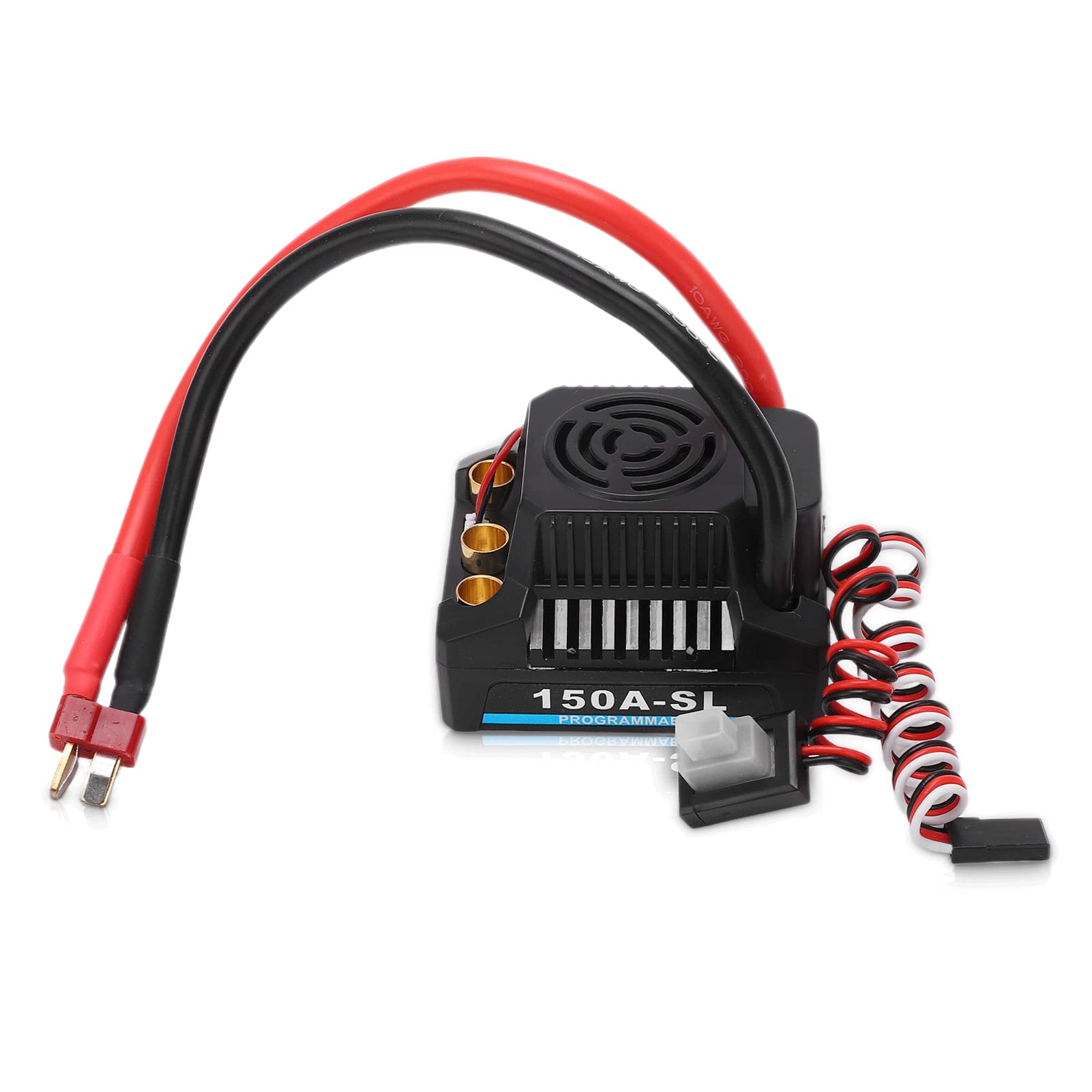 Elprico RC Brushless ESC, 150A Waterproof Dustproof Multiple Protection RC brushless motor, Aluminum Alloy Brushless Motor and ESC Controller for 1/8 RC Car
