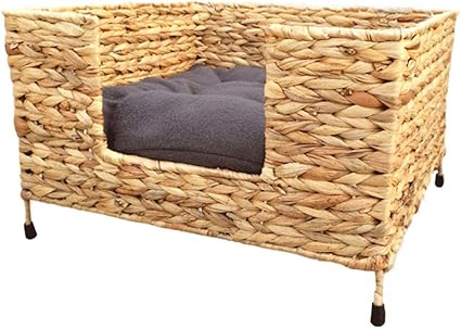 Mkkslr Nid De Chat En Rotin Grand Canape Lit De Chat En Rotin Lit De Chat