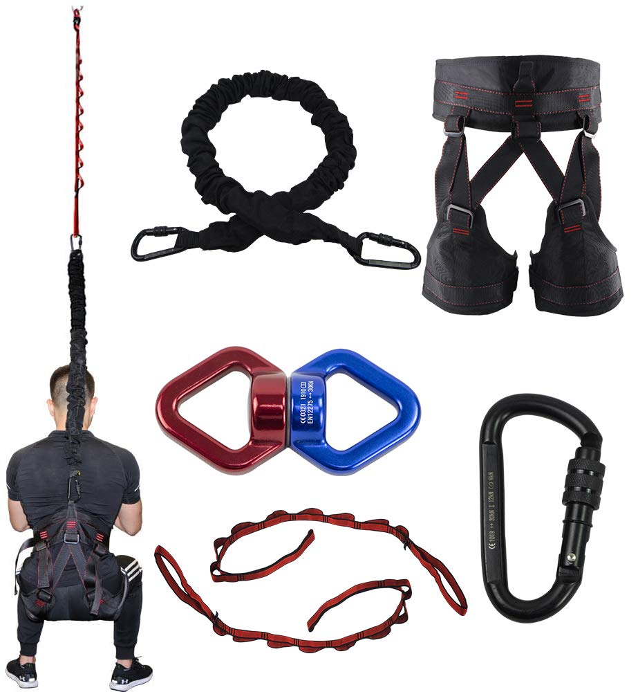 Photo 1 of DASKING Upgraded Version Heavy Yoga Bungee Rope Resistance Belt Bungee Workout Grawyti Training Tool Equipment for Home Gym Yoga (Weight Class -2)