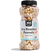 365 by Whole Foods Market, Dry Roasted and Salted Peanuts, 16 Ounce