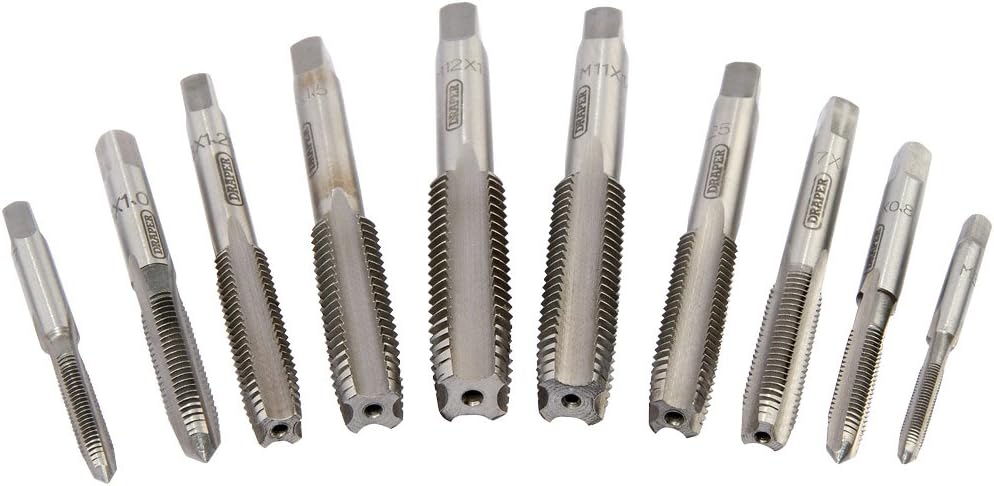 Draper 79200 10-Piece Metric Hand Tap Set