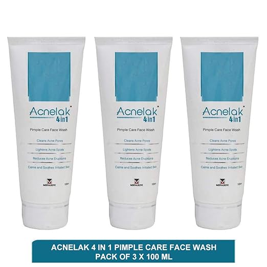 acnelak pimple care face wash review