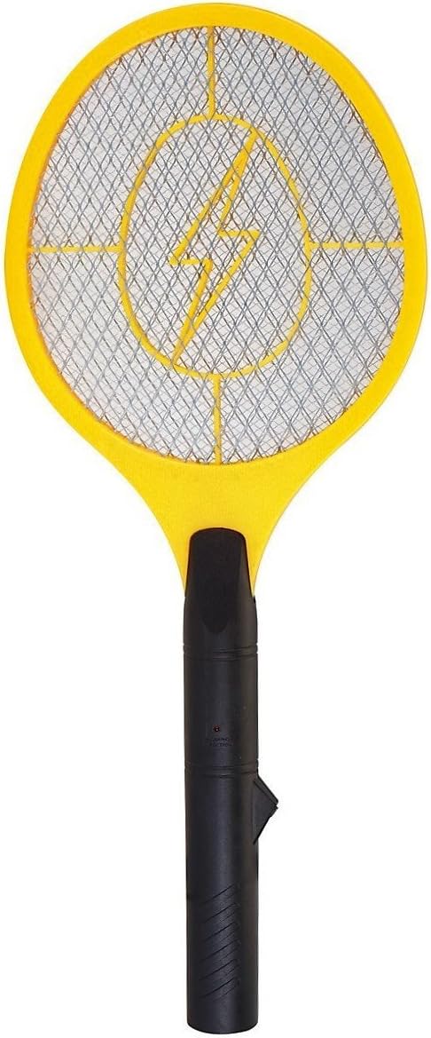 High Voltage Electric Fly Swatter Large Mosquito Bug Zapper D Battery Cell Powered, with Guard