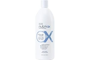 NUTRI-OX Gentle Shampoo Normal for Thinning Hair | Thicker, Fuller-Looking Hair | Clinically & Dermatologically Tested | Peppermint | Color-Safe