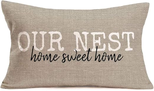 home sweet home pillow cover