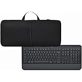 AF-WAN Keyboard Mouse Carry Case Sleeve, Neoprene Storage Organizer Bag for Logitech Signature MK650 K650 Keyboard and Mouse Comb(Bag Only) (Black)