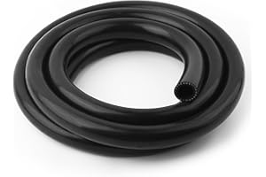 TURCEE 9.84 Ft 3/4 Heater Hose,ID19mm OD28mm 3/4 Silicone Heater Hose for Water/Air/Coolant Transportation,Durable Coolant Hoses Car Accessories Withstands Burst Pressure 246psi (3/4In 9.84Ft)