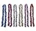 iPEGTOP 26.2ft Christmas Tinsel Garland, Classic Thick Shiny Sparkly Christmas Tree Ornaments Party Ceiling Hanging Decorations with Colorful Reflections Shiny Filament - Blue