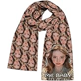 XGSiNuoBao Custom Scarf for Women Personalized Scarfs with Photo/Pet/Face, Design Your Own Warm and Soft Gift for Men and Women