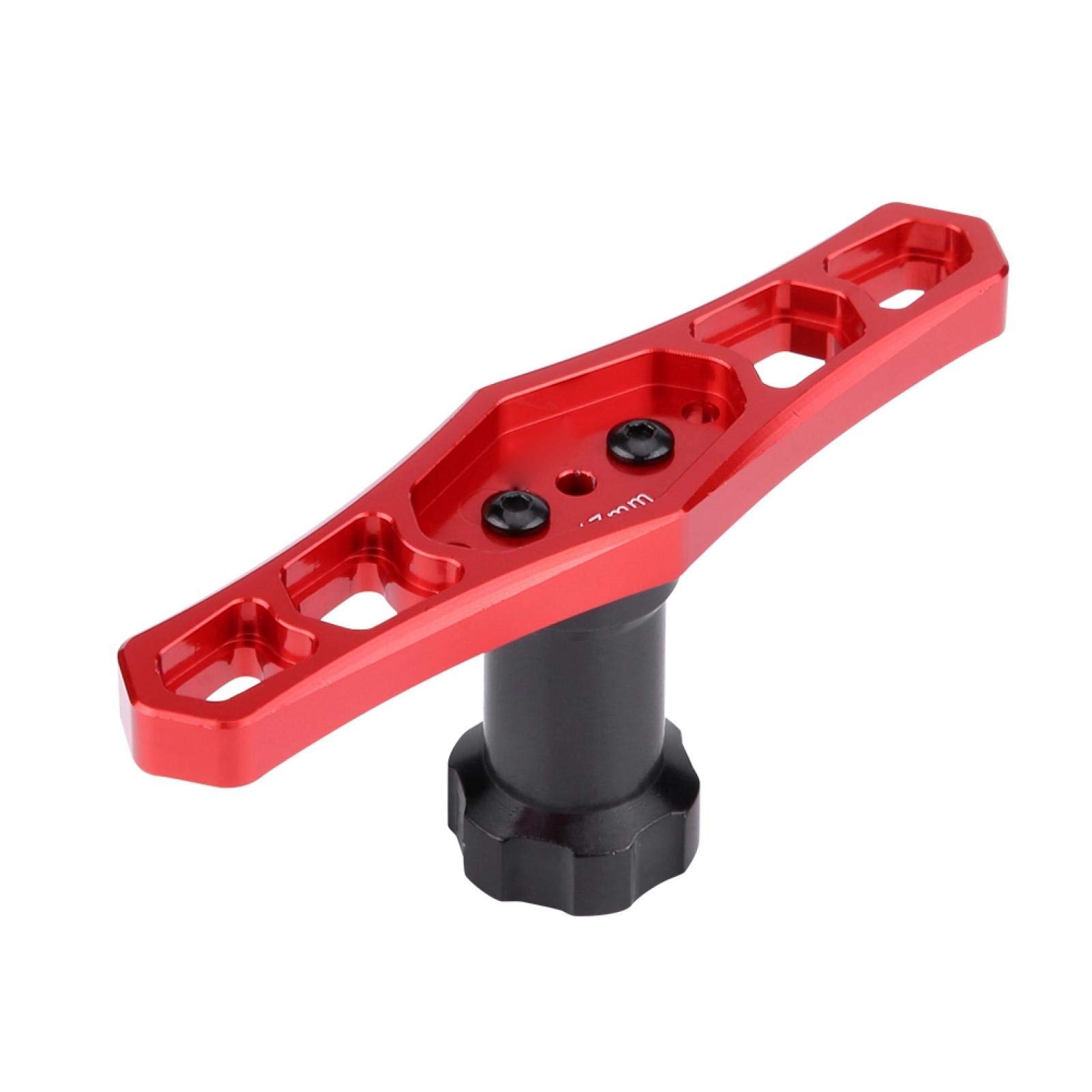 Kuuleyn Wheel Nut Sleeve Wrench, RC Wheel Nut Sleeve Wrench, RC Wheel Nut Wrench, Remote Control Model Metal Accessory 17mm Wheel Nut Sleeve Wrench Tool for RC Car